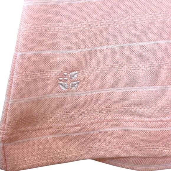 Nike Golf Pink & white striped collared sleeveless top Size Medium - Picture 9 of 12